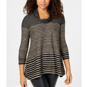 ✨HOST PICK✨NWT Striped Cowl-Neck Sweater PS